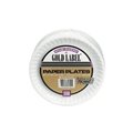 Ajm Packaging Ajm AJM CP9GOEWH Coated Paper Plate Gold Label 9 in. AJM CP9GOEWH